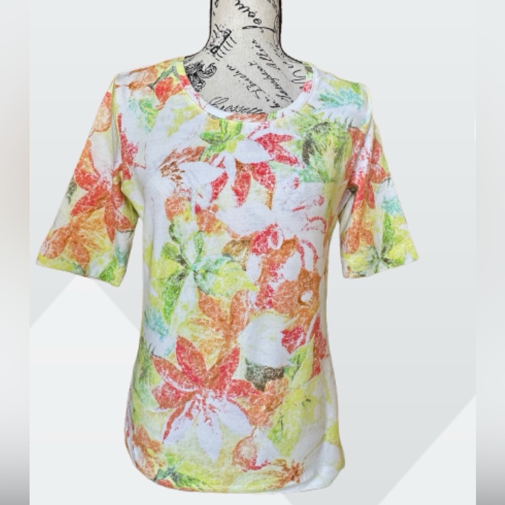 Basler.Floral Multicolor Women's Top . Size M